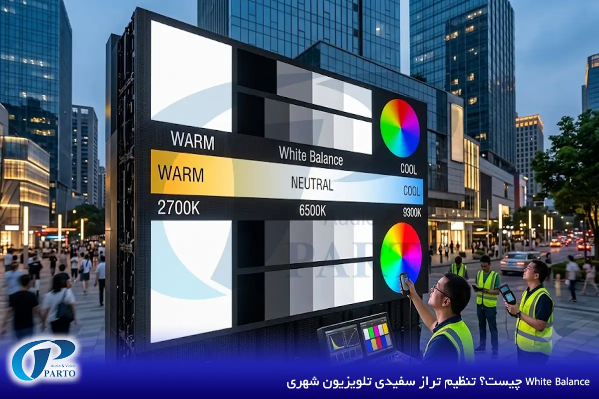 White Balance چیست؟ تنظیم تراز سفیدی تلویزیون شهری